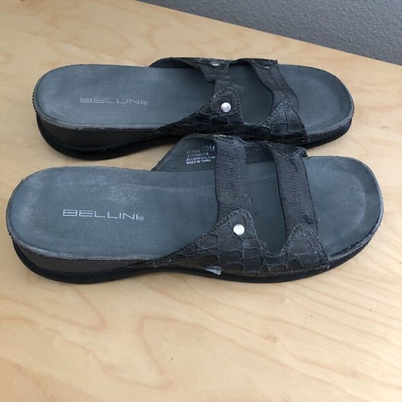 BELLINI Fanny Leather Slide Sandals - Picture 7 of 12